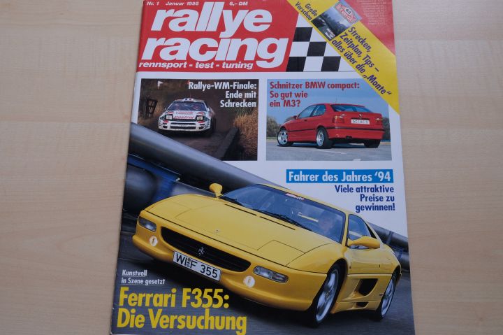 Deckblatt Rallye Racing (01/1995)